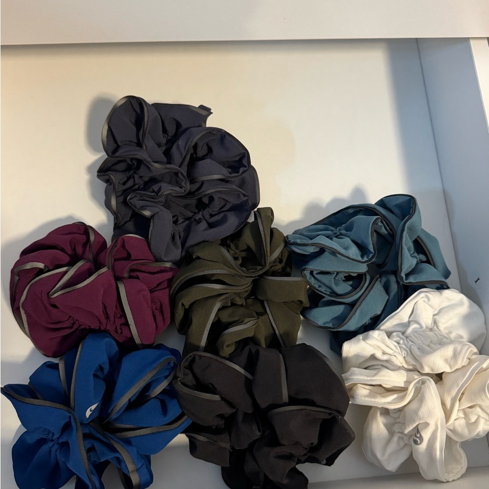 Lululemon Elegant Multi-Color Scrunchie Set